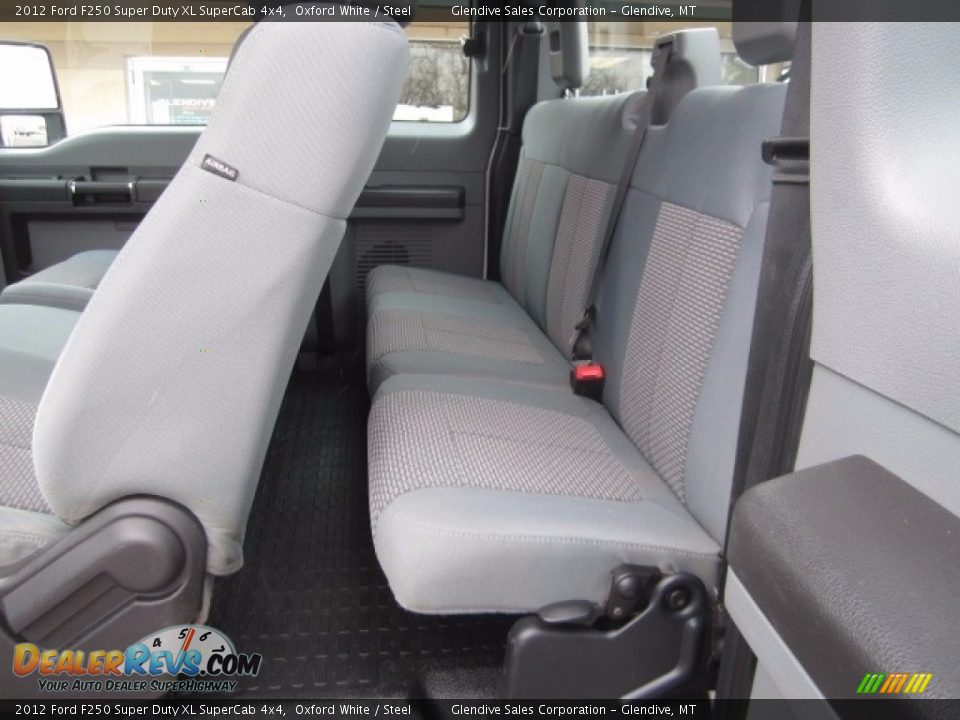 2012 Ford F250 Super Duty XL SuperCab 4x4 Oxford White / Steel Photo #14