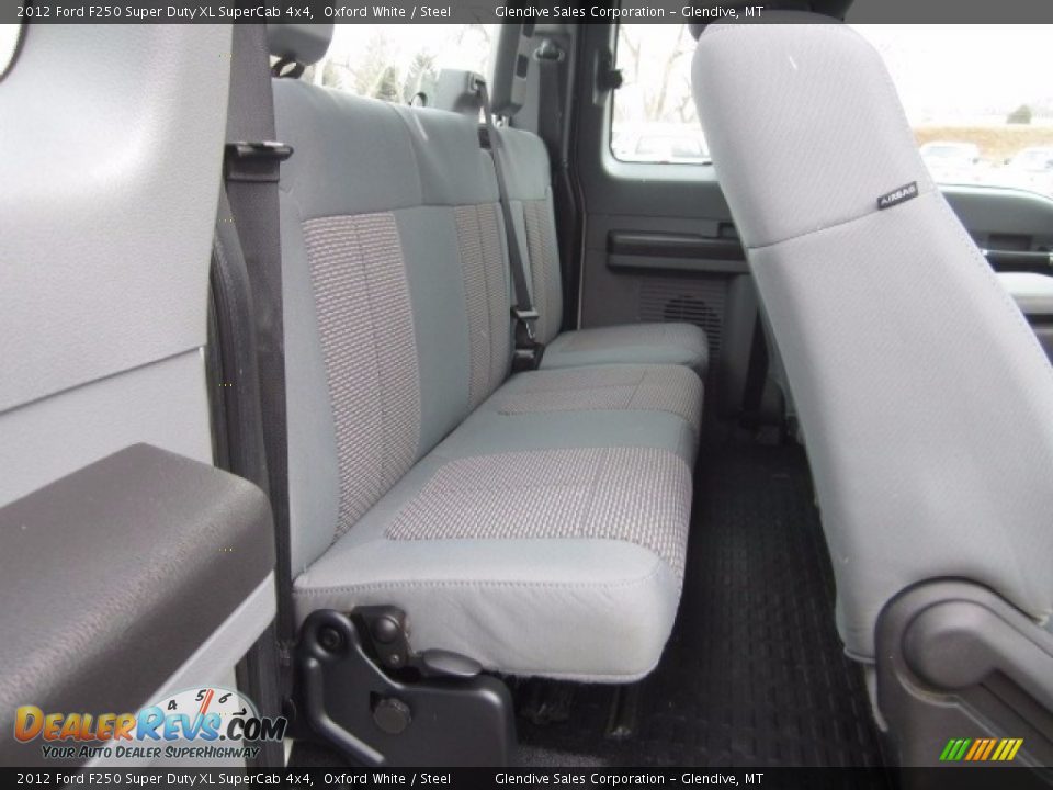 2012 Ford F250 Super Duty XL SuperCab 4x4 Oxford White / Steel Photo #18