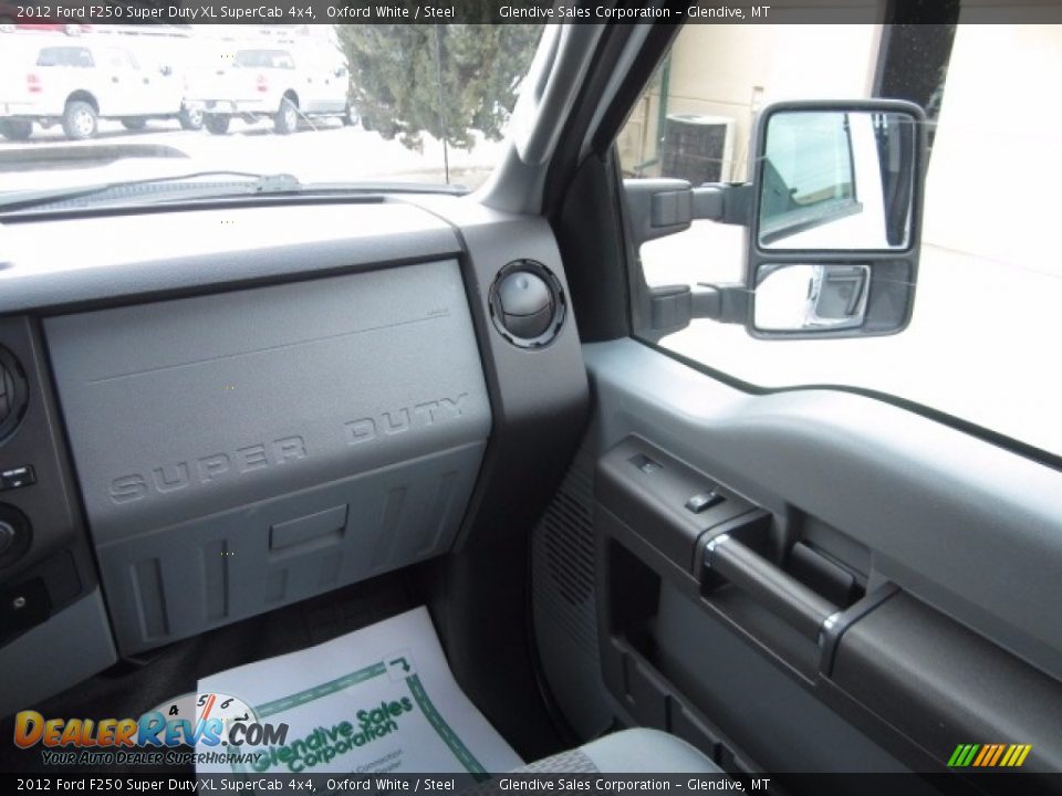 2012 Ford F250 Super Duty XL SuperCab 4x4 Oxford White / Steel Photo #21