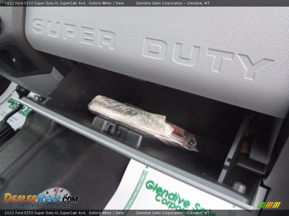 2012 Ford F250 Super Duty XL SuperCab 4x4 Oxford White / Steel Photo #24