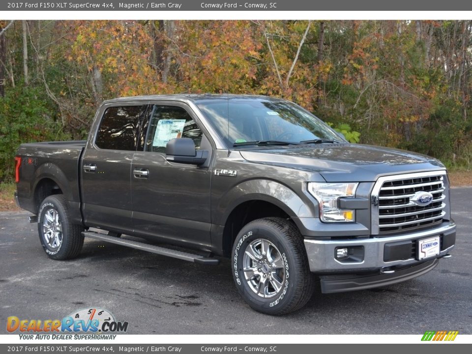 2017 Ford F150 XLT SuperCrew 4x4 Magnetic / Earth Gray Photo #1