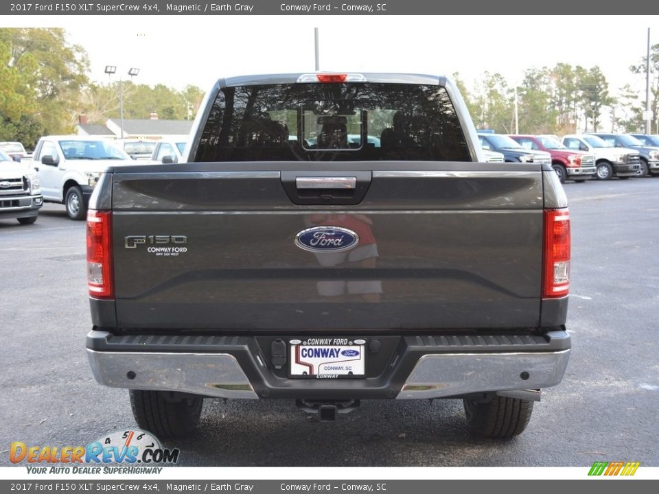 2017 Ford F150 XLT SuperCrew 4x4 Magnetic / Earth Gray Photo #4