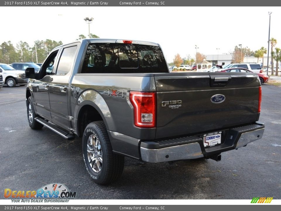 2017 Ford F150 XLT SuperCrew 4x4 Magnetic / Earth Gray Photo #6