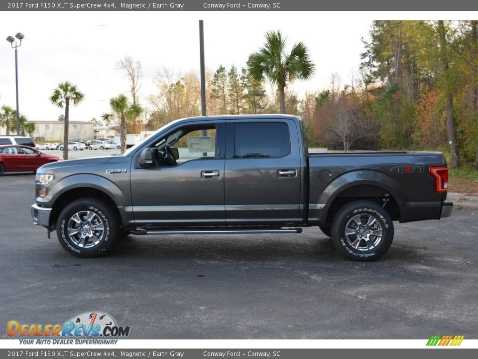 2017 Ford F150 XLT SuperCrew 4x4 Magnetic / Earth Gray Photo #7