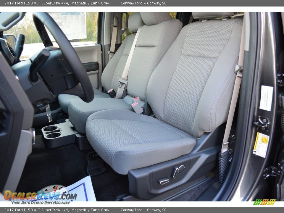2017 Ford F150 XLT SuperCrew 4x4 Magnetic / Earth Gray Photo #14