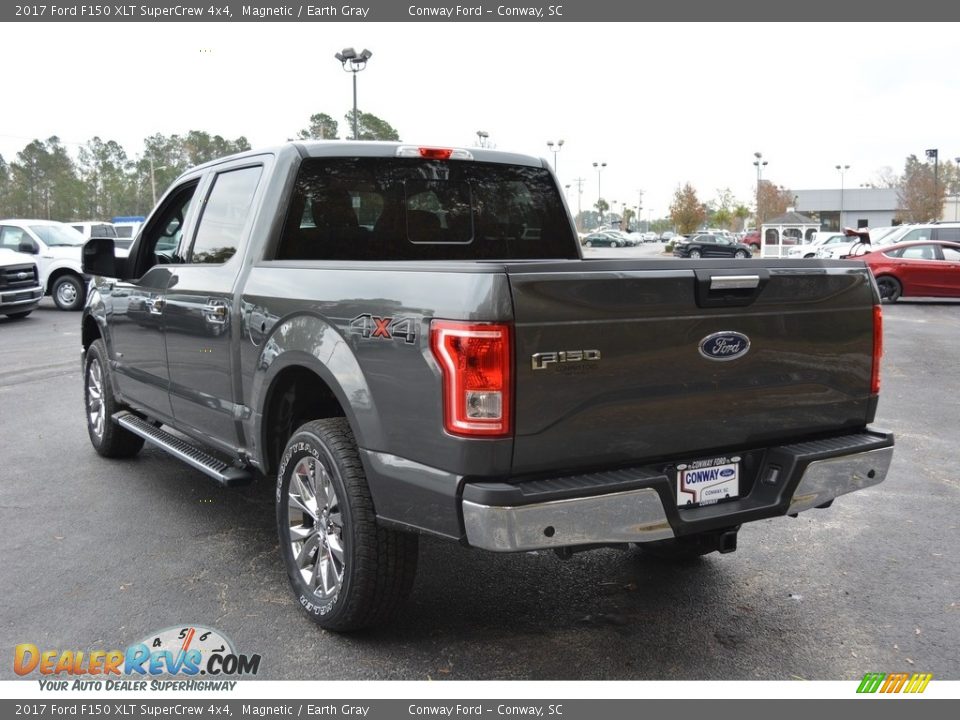 2017 Ford F150 XLT SuperCrew 4x4 Magnetic / Earth Gray Photo #9
