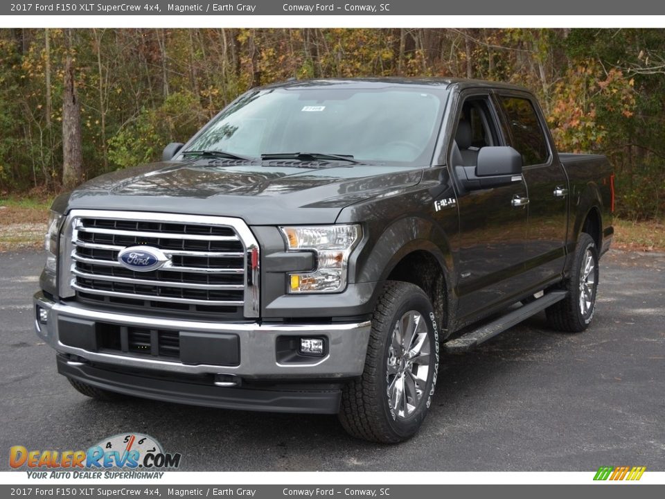 2017 Ford F150 XLT SuperCrew 4x4 Magnetic / Earth Gray Photo #11