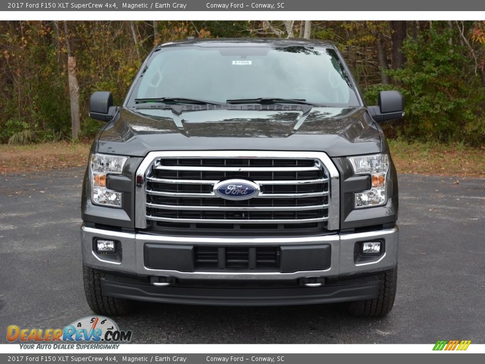 2017 Ford F150 XLT SuperCrew 4x4 Magnetic / Earth Gray Photo #12