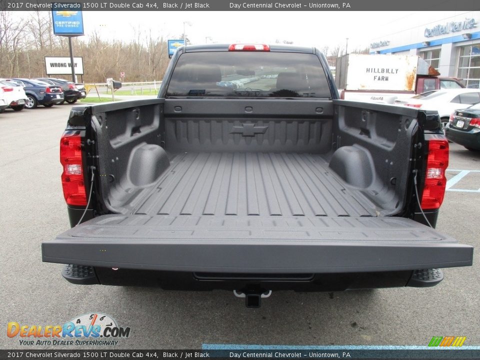 2017 Chevrolet Silverado 1500 LT Double Cab 4x4 Black / Jet Black Photo #7