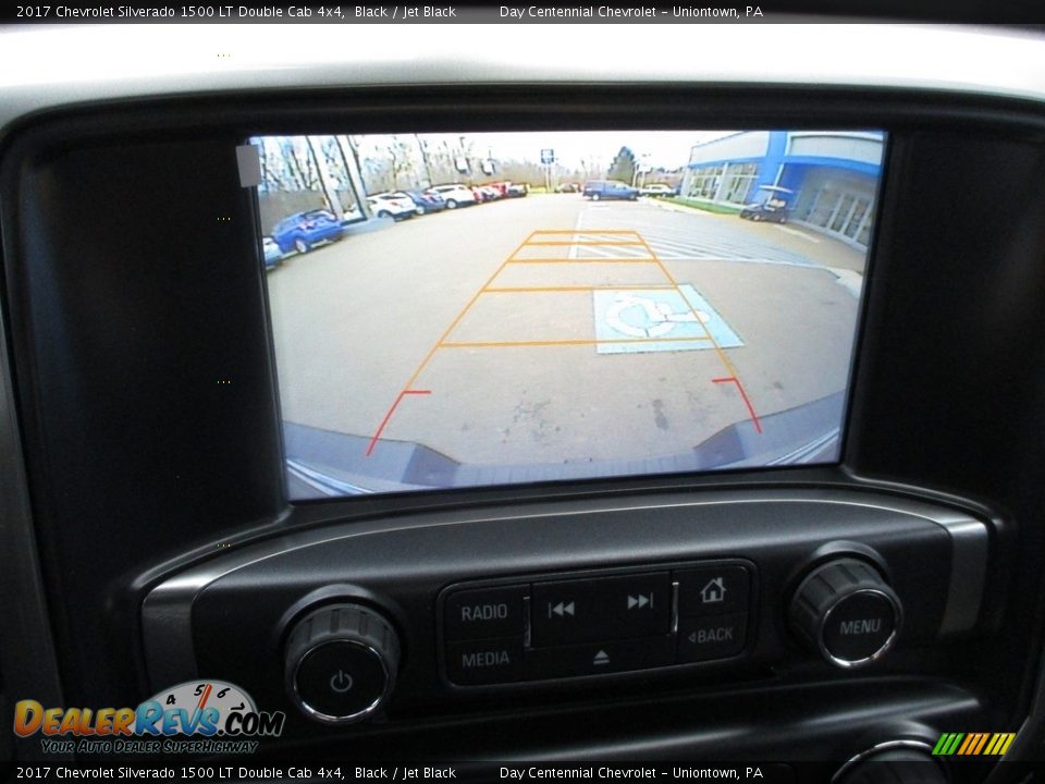 2017 Chevrolet Silverado 1500 LT Double Cab 4x4 Black / Jet Black Photo #17