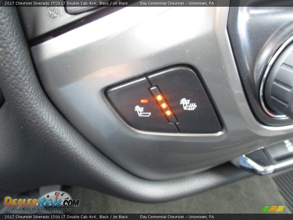2017 Chevrolet Silverado 1500 LT Double Cab 4x4 Black / Jet Black Photo #18