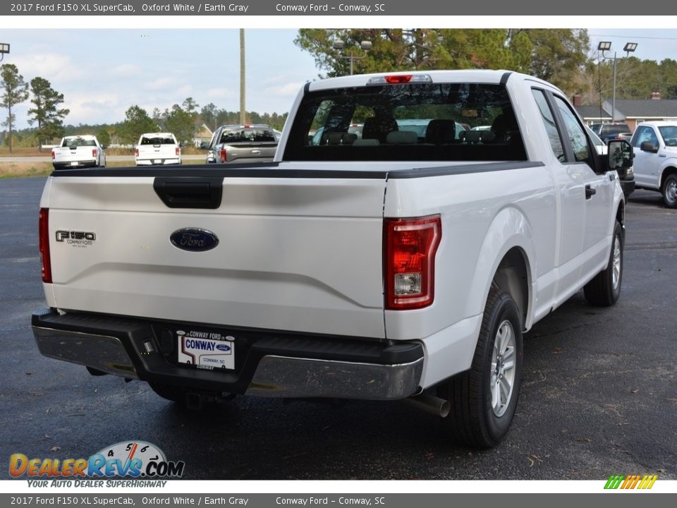 2017 Ford F150 XL SuperCab Oxford White / Earth Gray Photo #3
