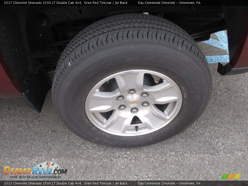 2017 Chevrolet Silverado 1500 LT Double Cab 4x4 Siren Red Tintcoat / Jet Black Photo #3