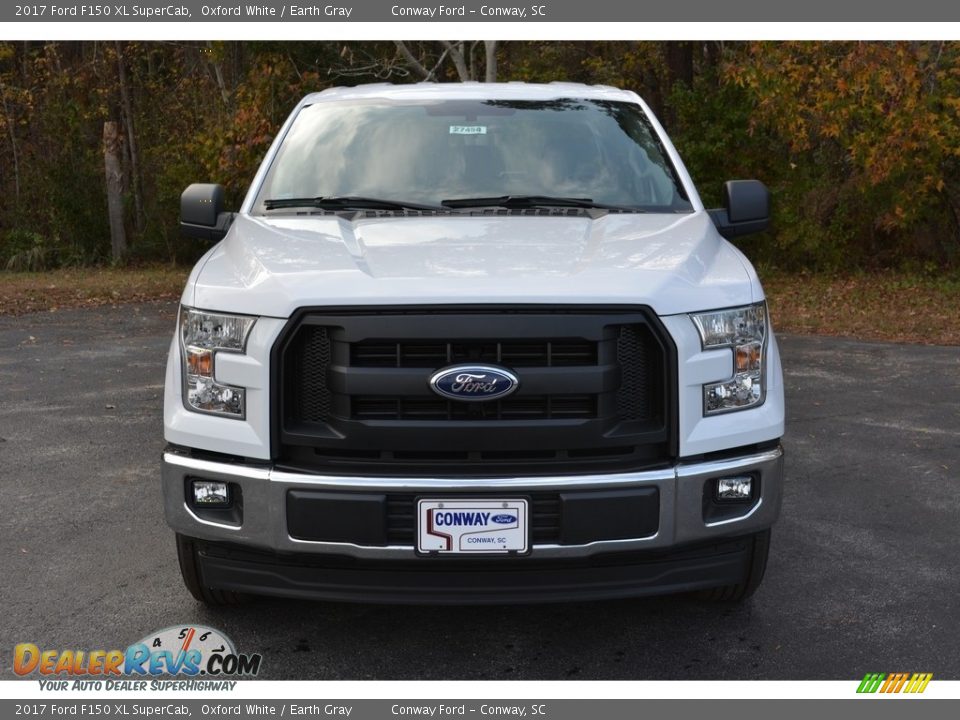 2017 Ford F150 XL SuperCab Oxford White / Earth Gray Photo #12
