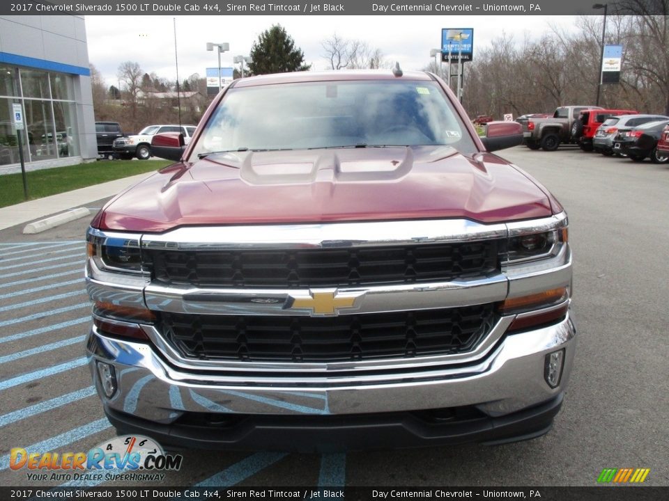 2017 Chevrolet Silverado 1500 LT Double Cab 4x4 Siren Red Tintcoat / Jet Black Photo #9