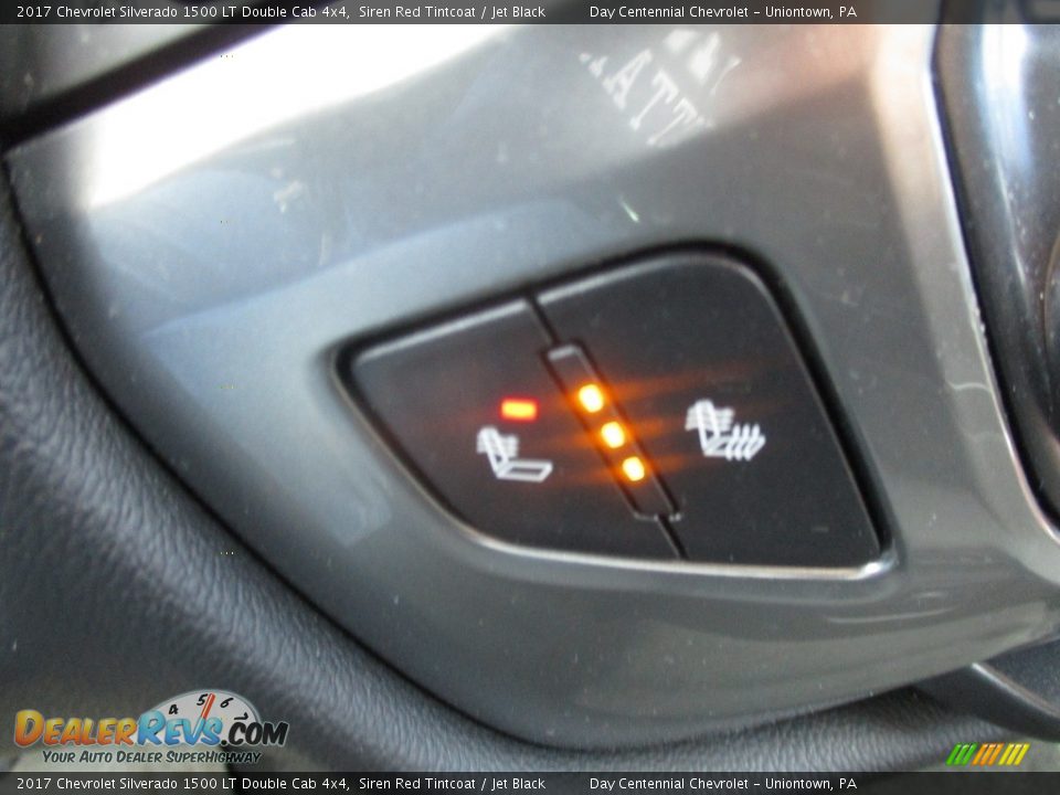 2017 Chevrolet Silverado 1500 LT Double Cab 4x4 Siren Red Tintcoat / Jet Black Photo #17