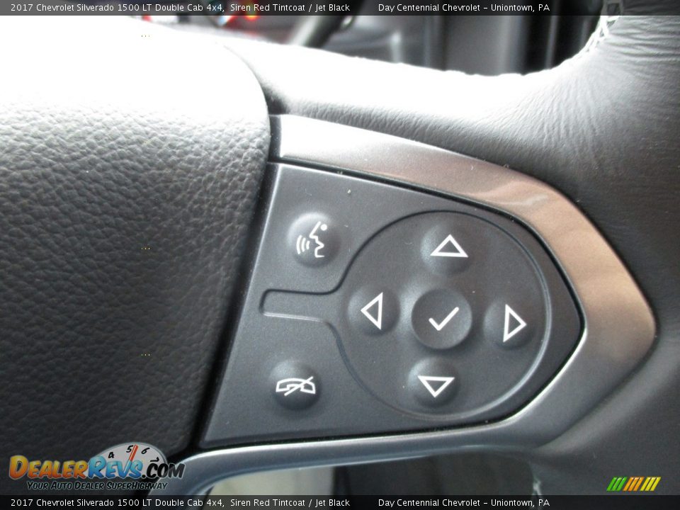2017 Chevrolet Silverado 1500 LT Double Cab 4x4 Siren Red Tintcoat / Jet Black Photo #18