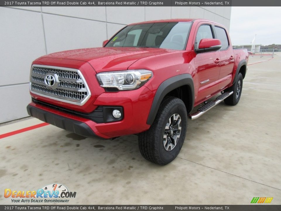 2017 Toyota Tacoma TRD Off Road Double Cab 4x4 Barcelona Red Metallic / TRD Graphite Photo #7