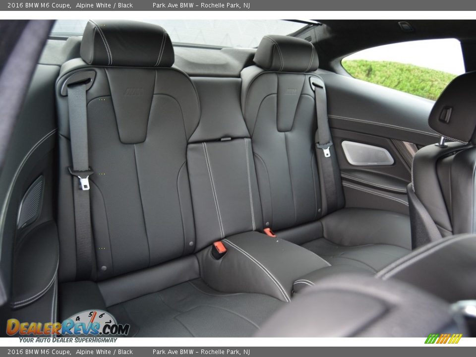 Rear Seat of 2016 BMW M6 Coupe Photo #27