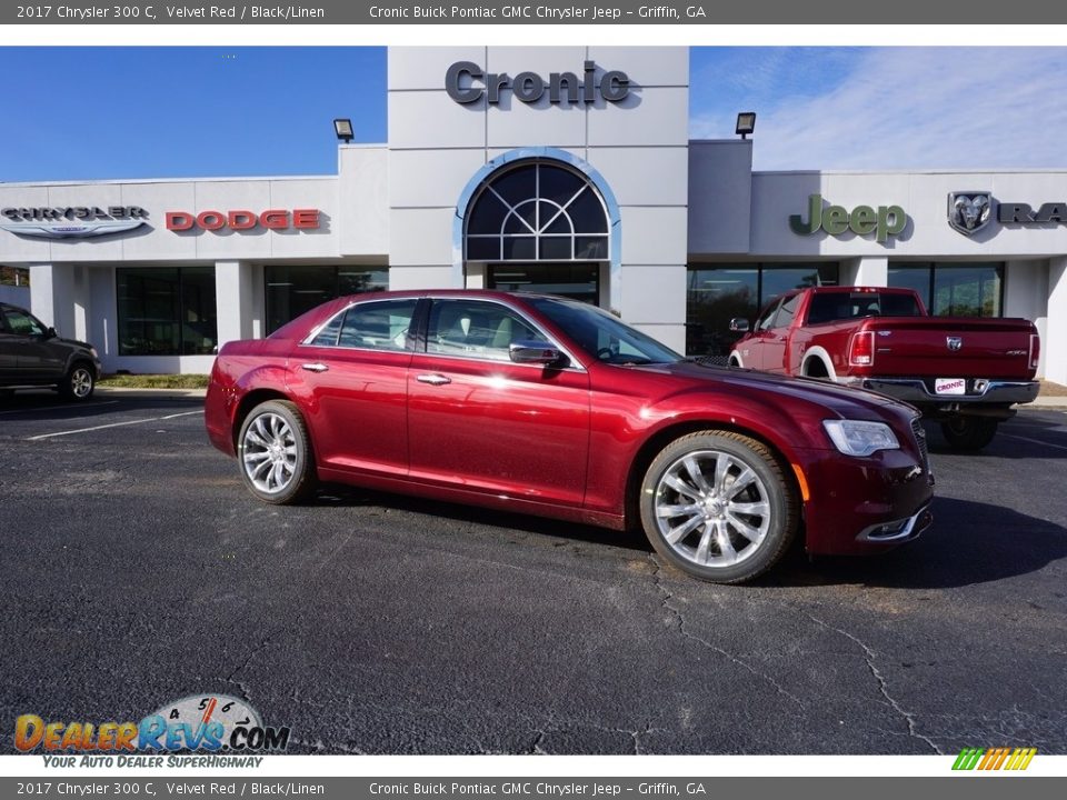 2017 Chrysler 300 C Velvet Red / Black/Linen Photo #1