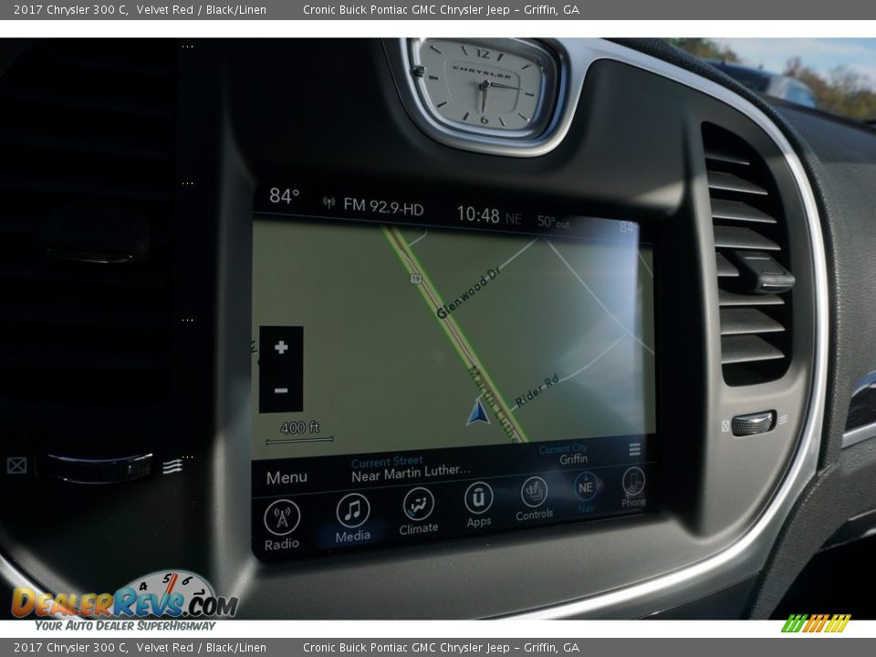 2017 Chrysler 300 C Velvet Red / Black/Linen Photo #14