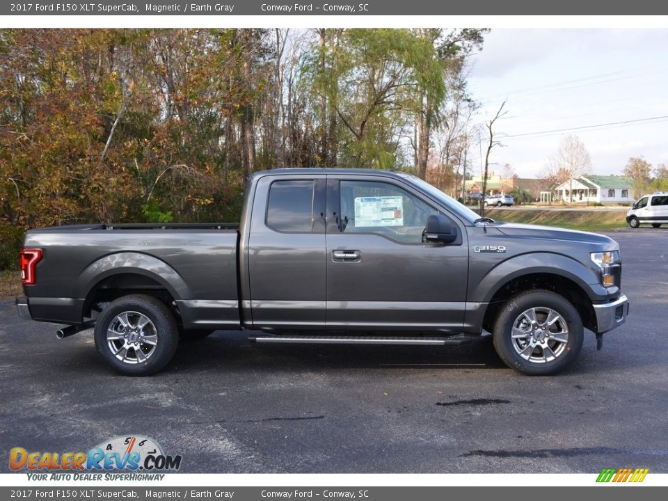 2017 Ford F150 XLT SuperCab Magnetic / Earth Gray Photo #2