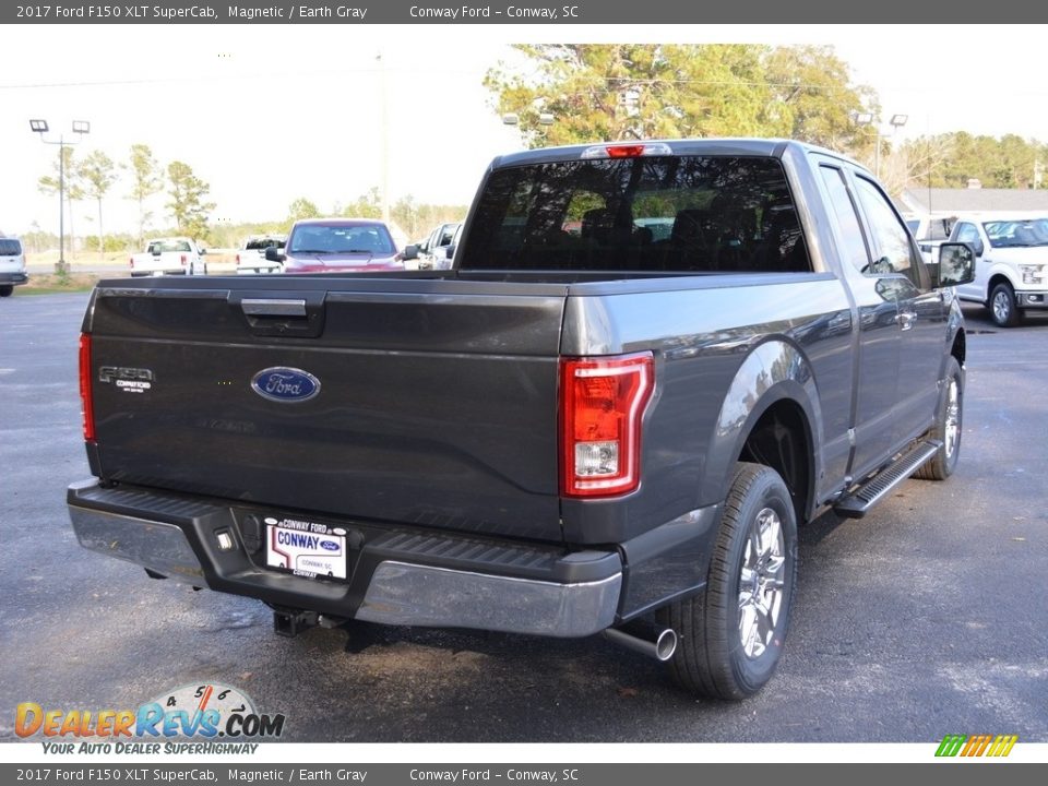 2017 Ford F150 XLT SuperCab Magnetic / Earth Gray Photo #3