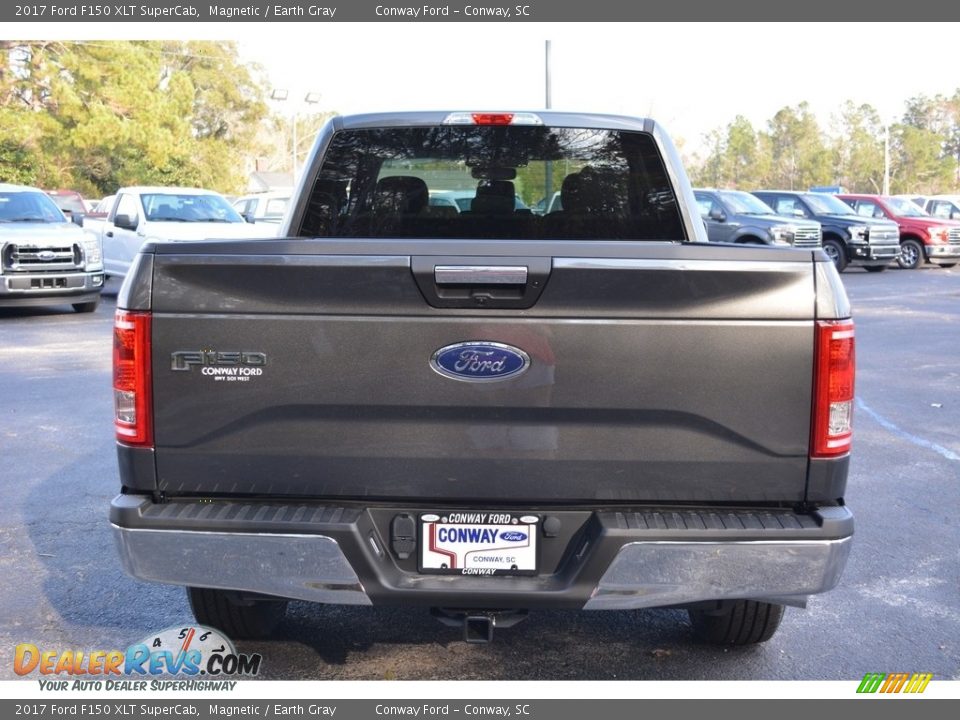 2017 Ford F150 XLT SuperCab Magnetic / Earth Gray Photo #4