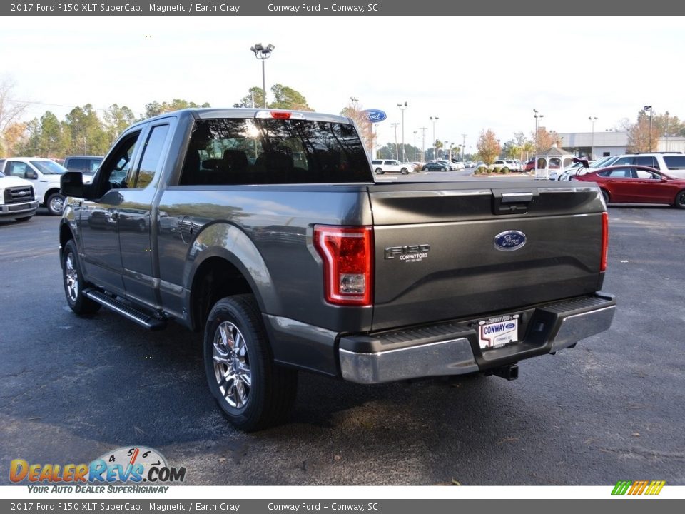 2017 Ford F150 XLT SuperCab Magnetic / Earth Gray Photo #6