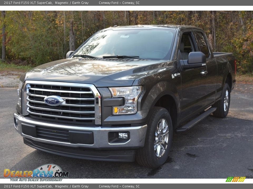 2017 Ford F150 XLT SuperCab Magnetic / Earth Gray Photo #10