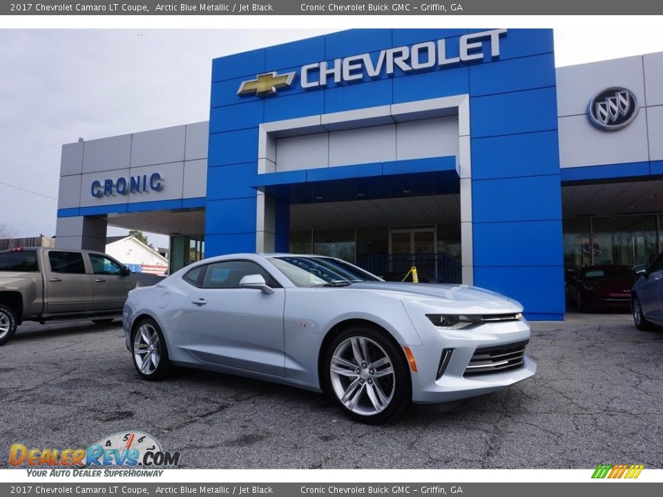 2017 Chevrolet Camaro LT Coupe Arctic Blue Metallic / Jet Black Photo #1