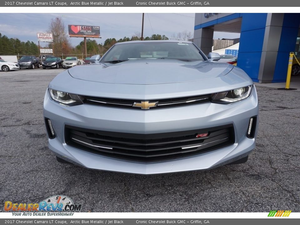 2017 Chevrolet Camaro LT Coupe Arctic Blue Metallic / Jet Black Photo #2