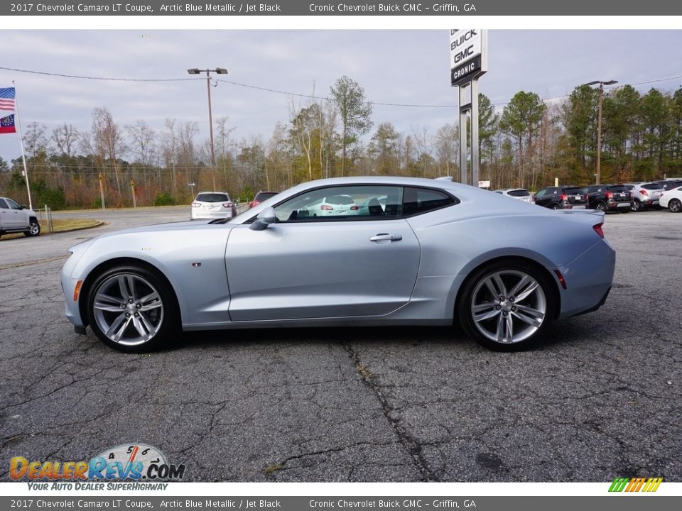 2017 Chevrolet Camaro LT Coupe Arctic Blue Metallic / Jet Black Photo #4