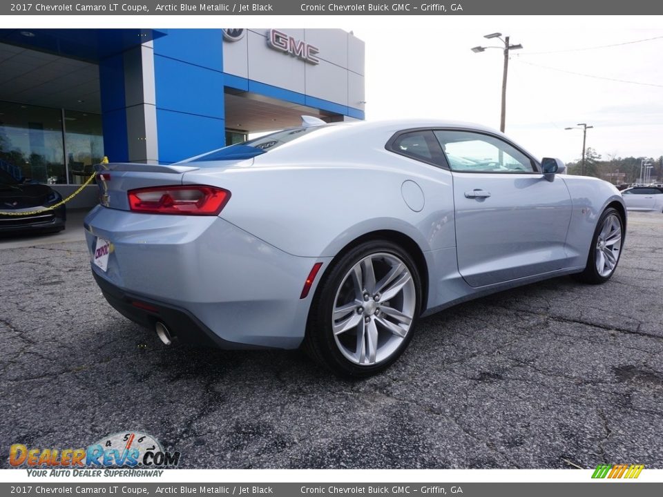 2017 Chevrolet Camaro LT Coupe Arctic Blue Metallic / Jet Black Photo #7