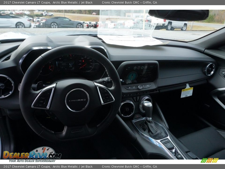 2017 Chevrolet Camaro LT Coupe Arctic Blue Metallic / Jet Black Photo #10