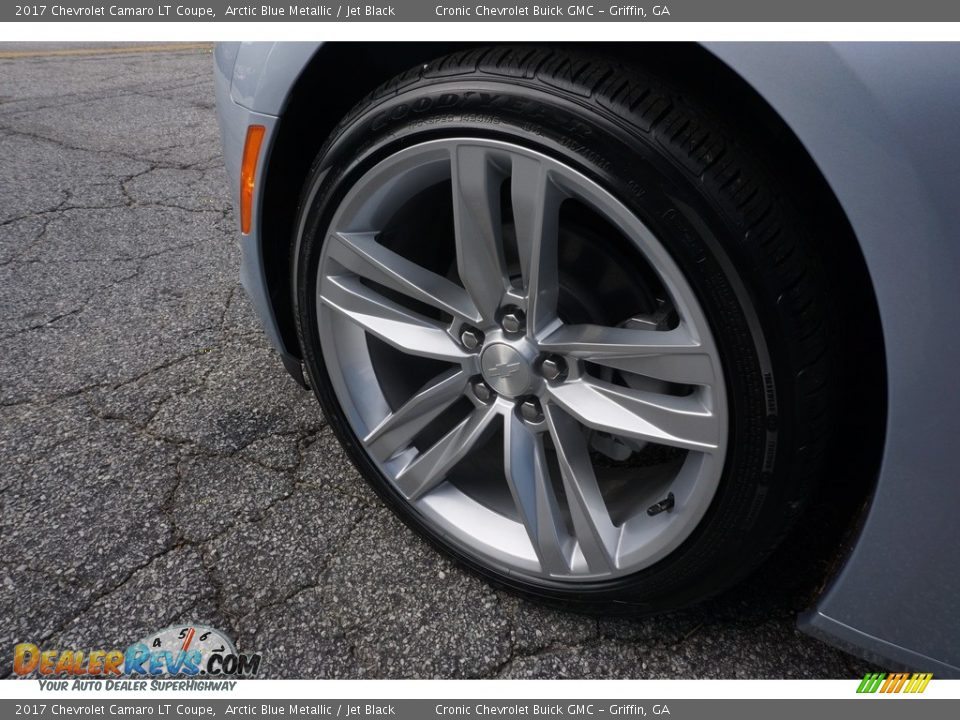 2017 Chevrolet Camaro LT Coupe Arctic Blue Metallic / Jet Black Photo #11