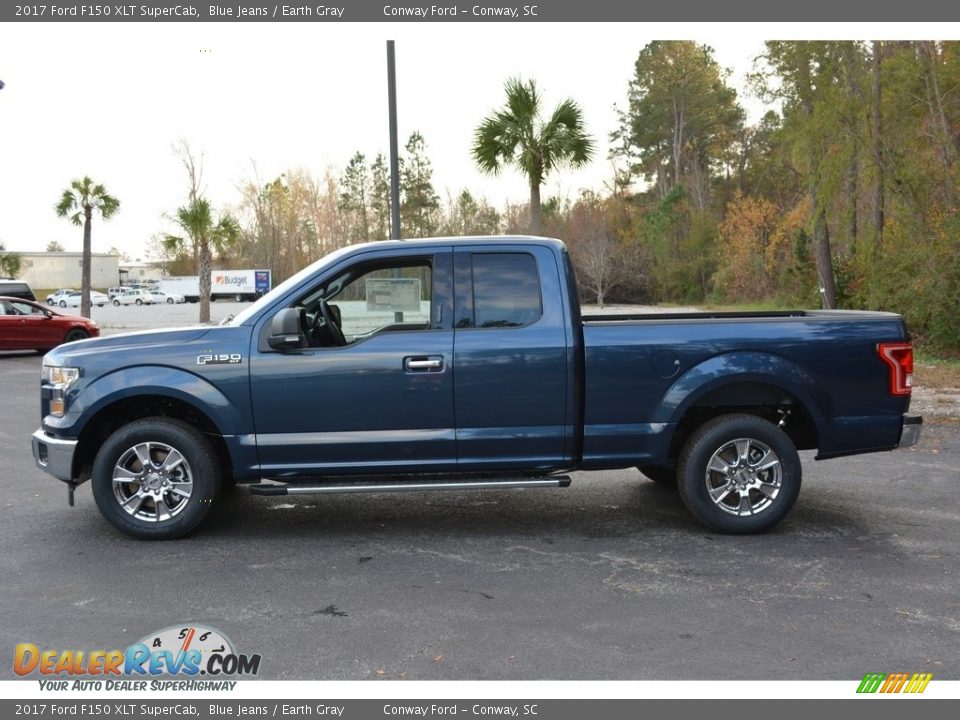 Blue Jeans 2017 Ford F150 XLT SuperCab Photo #7