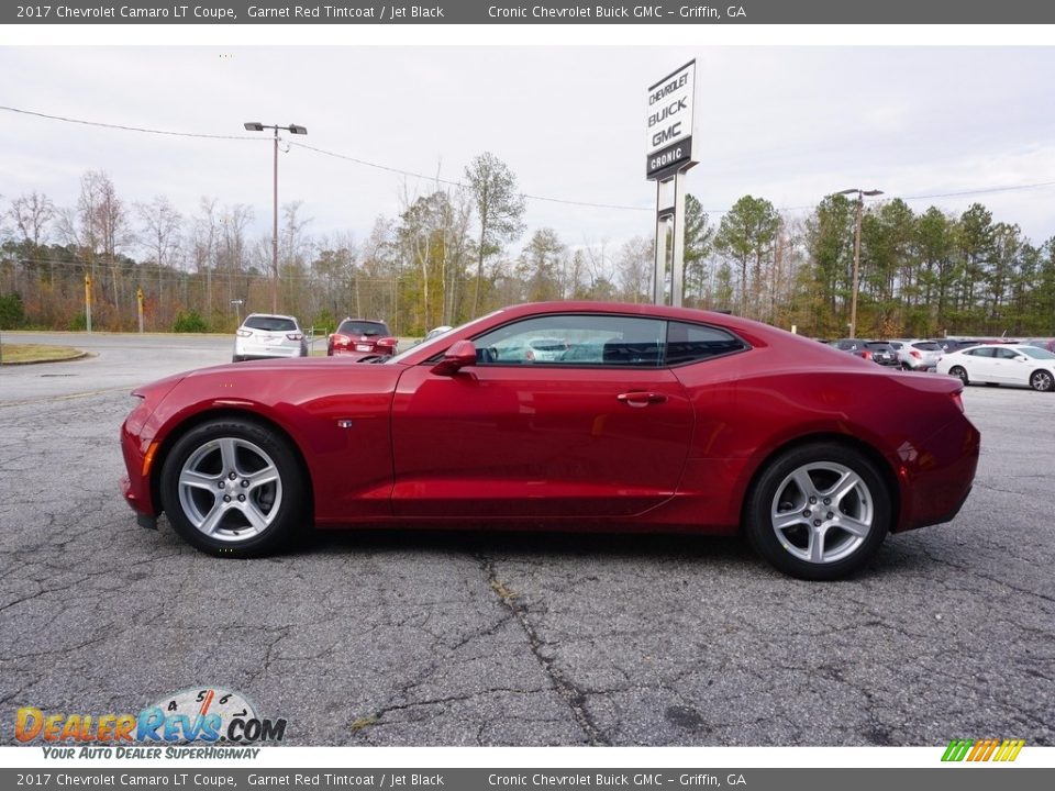 2017 Chevrolet Camaro LT Coupe Garnet Red Tintcoat / Jet Black Photo #4