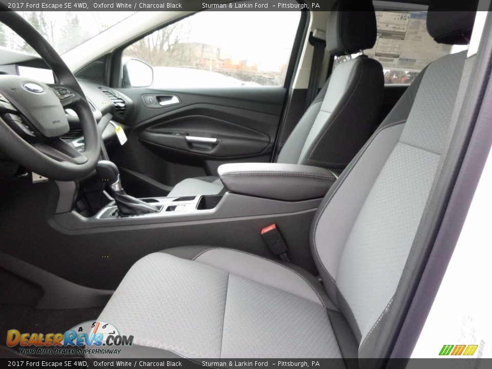 2017 Ford Escape SE 4WD Oxford White / Charcoal Black Photo #7