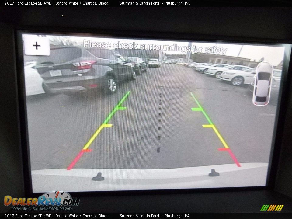 2017 Ford Escape SE 4WD Oxford White / Charcoal Black Photo #14