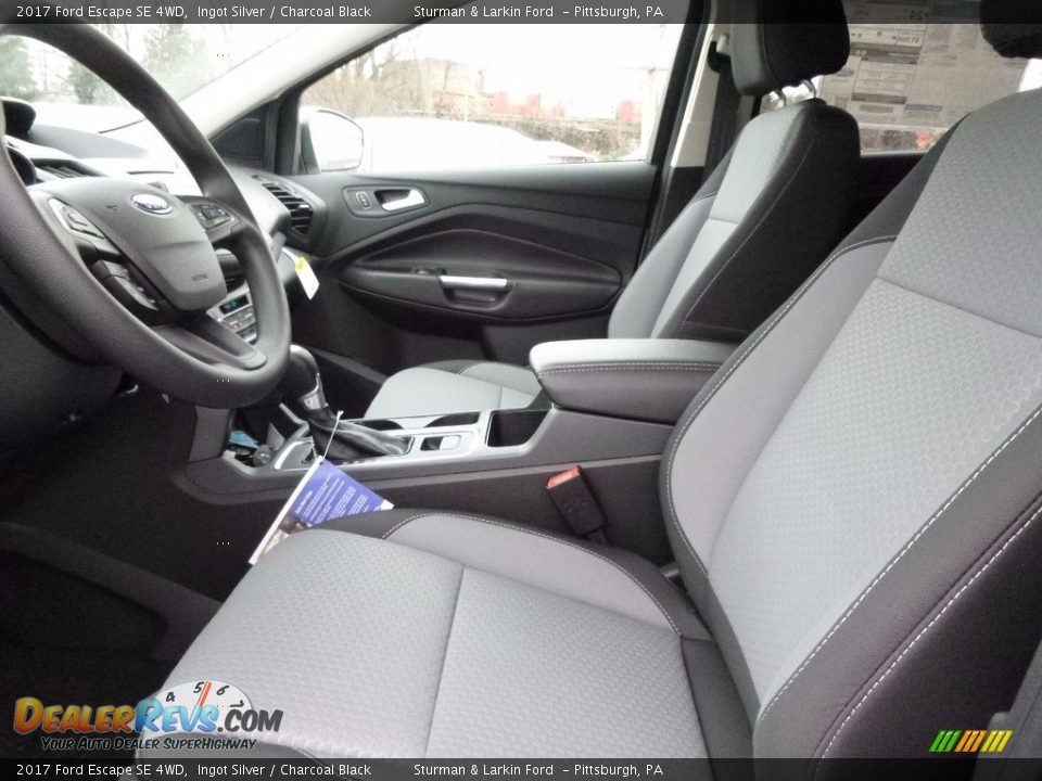 2017 Ford Escape SE 4WD Ingot Silver / Charcoal Black Photo #7