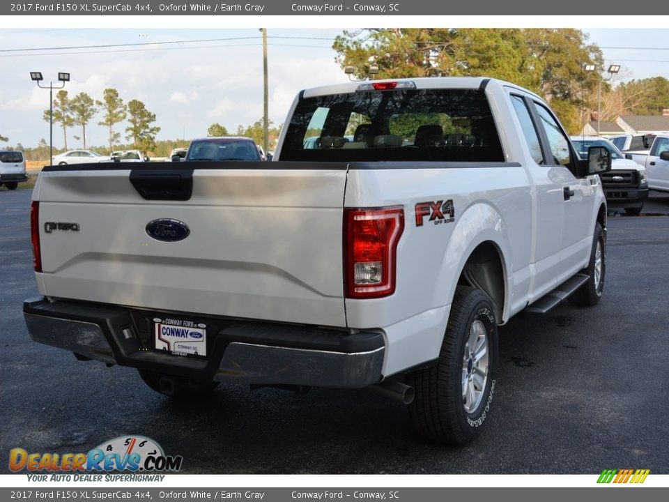 2017 Ford F150 XL SuperCab 4x4 Oxford White / Earth Gray Photo #3
