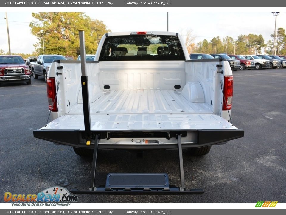 2017 Ford F150 XL SuperCab 4x4 Oxford White / Earth Gray Photo #6