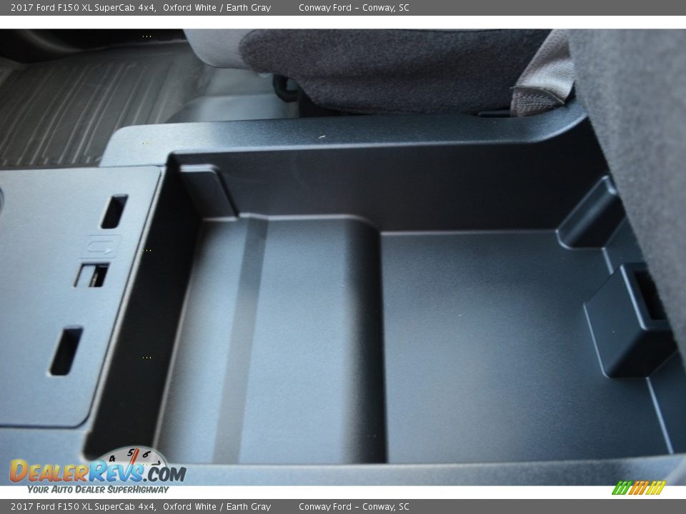 2017 Ford F150 XL SuperCab 4x4 Oxford White / Earth Gray Photo #20