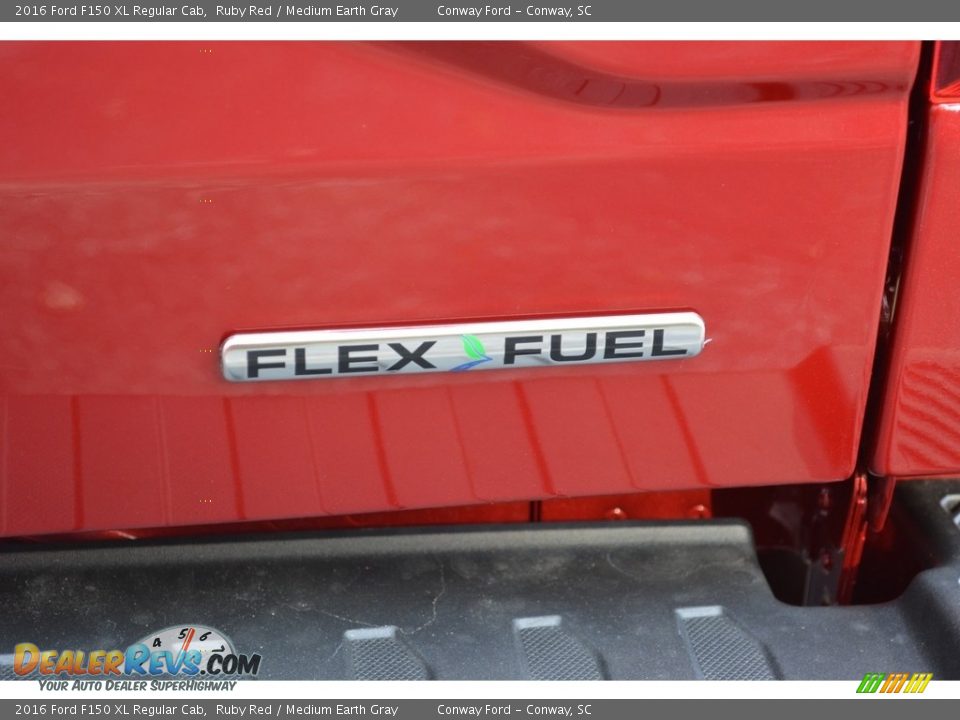 2016 Ford F150 XL Regular Cab Ruby Red / Medium Earth Gray Photo #5