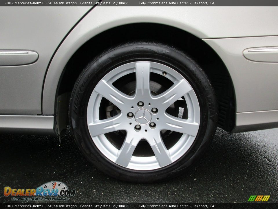 2007 Mercedes-Benz E 350 4Matic Wagon Granite Grey Metallic / Black Photo #25