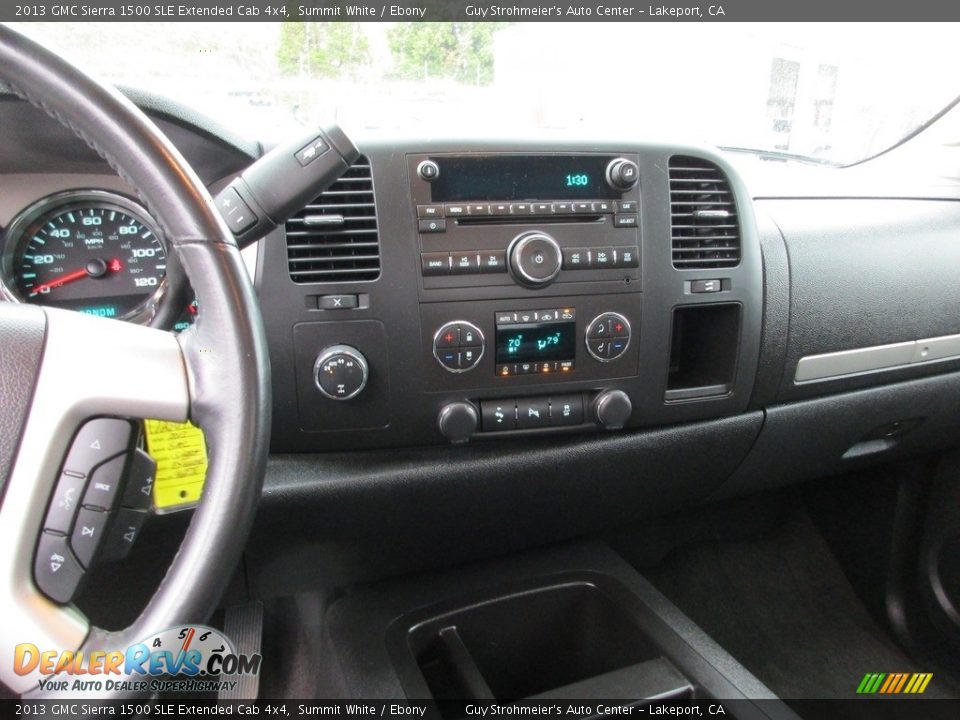 2013 GMC Sierra 1500 SLE Extended Cab 4x4 Summit White / Ebony Photo #13