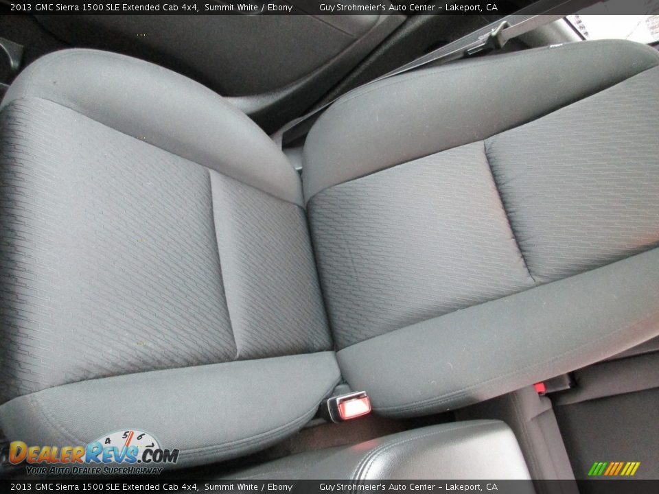 2013 GMC Sierra 1500 SLE Extended Cab 4x4 Summit White / Ebony Photo #15