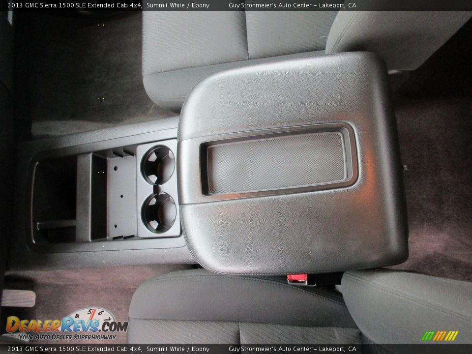 2013 GMC Sierra 1500 SLE Extended Cab 4x4 Summit White / Ebony Photo #16