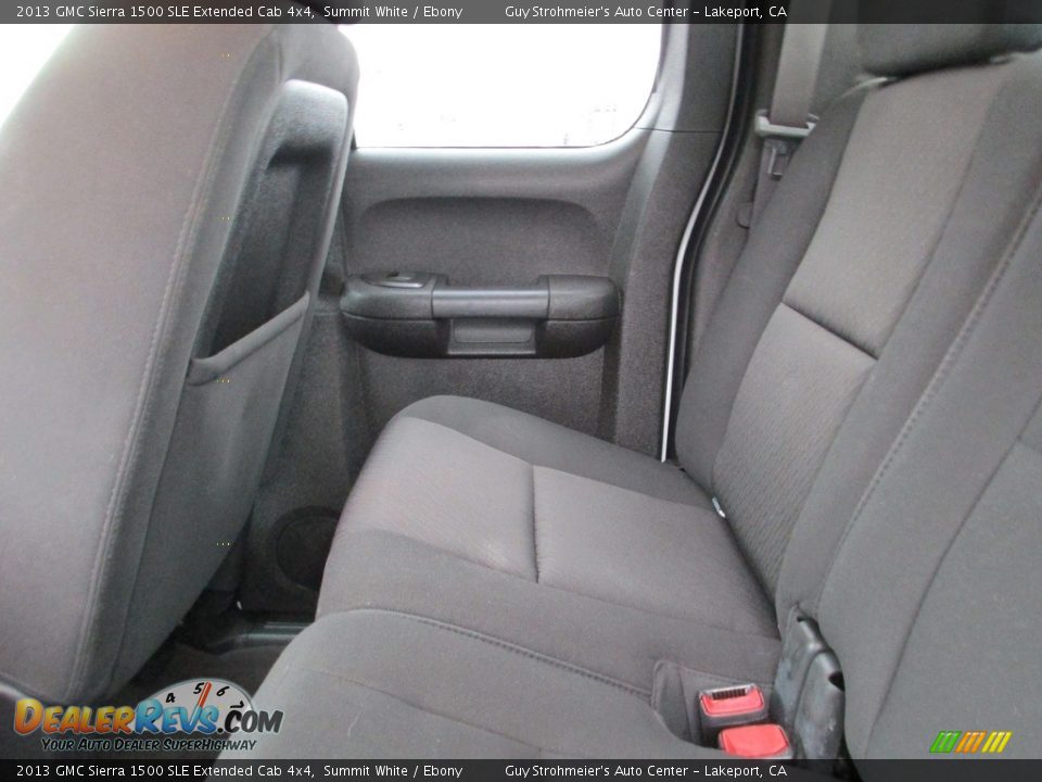 2013 GMC Sierra 1500 SLE Extended Cab 4x4 Summit White / Ebony Photo #18
